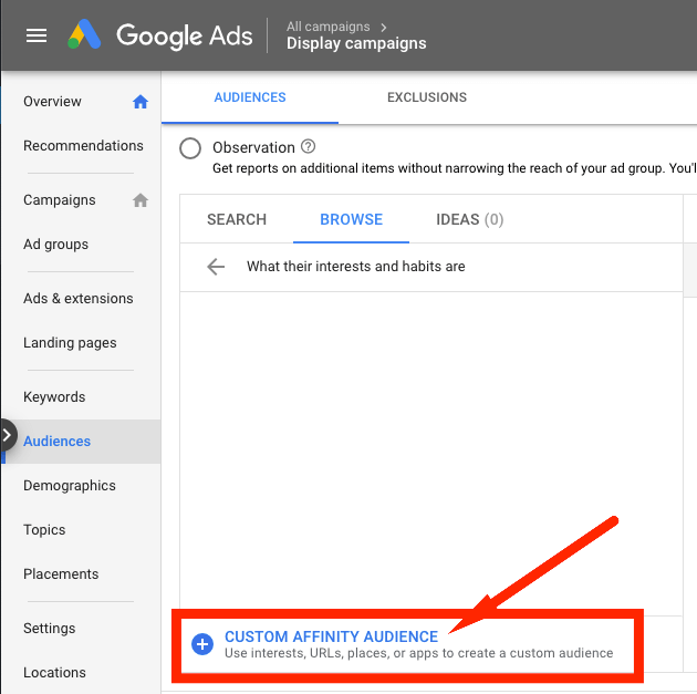 Installed app category targeting
