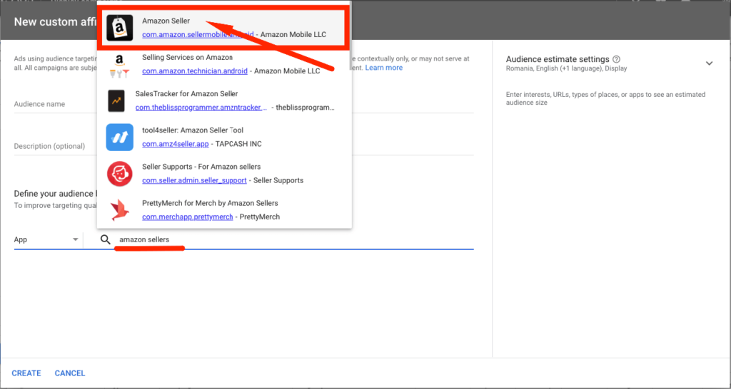 Installed app category targeting