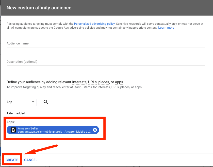 Installed app category targeting