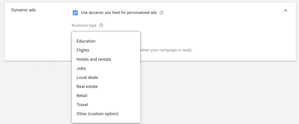 display ads dynamic ads
