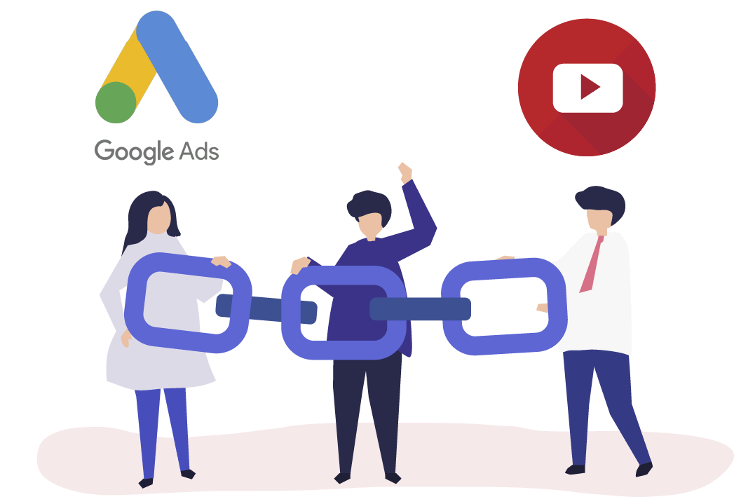 google ads linking with youtube