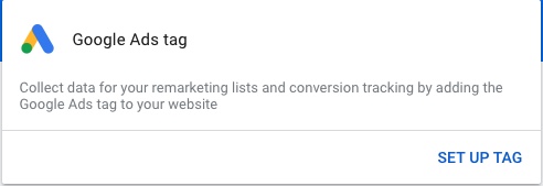 google ads remarketing tag