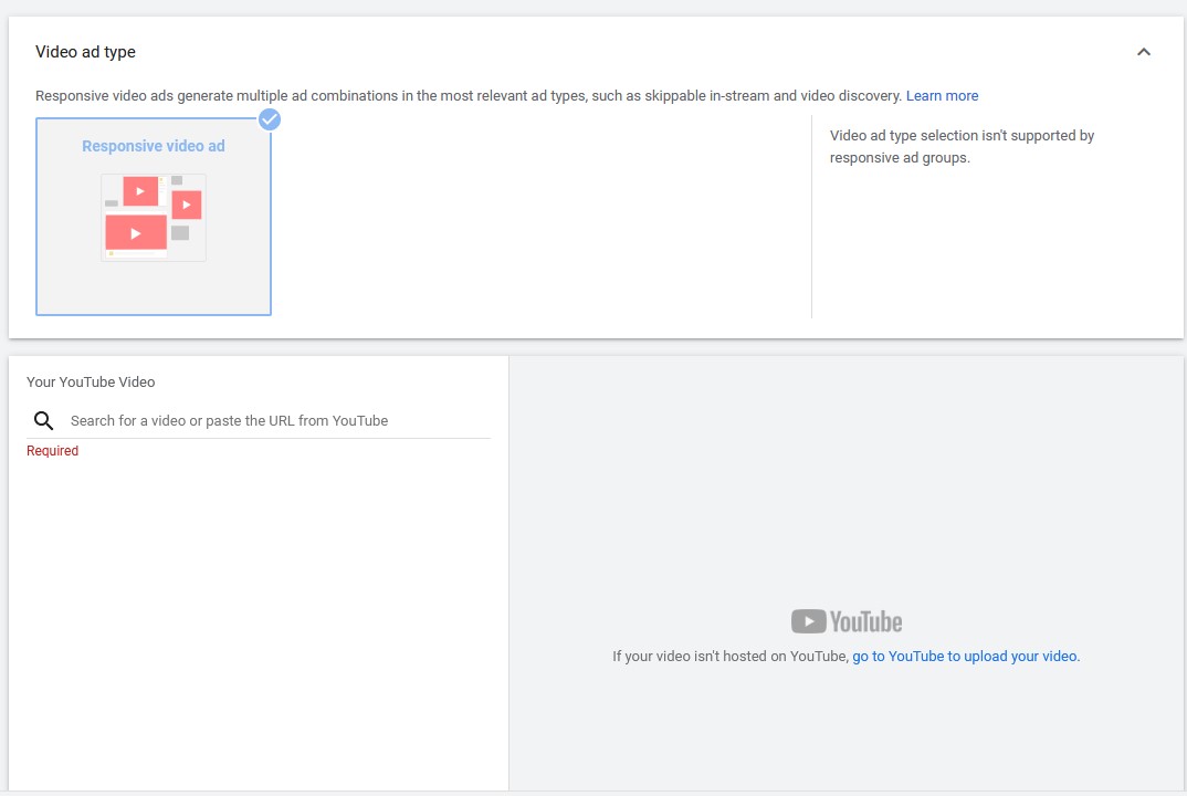 google video ads ad creation