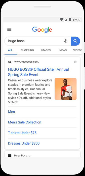 image extensions for search ads