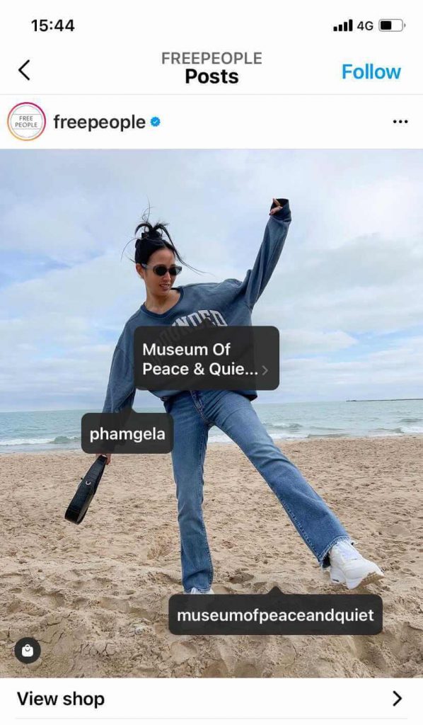 shoppable posts instagram product