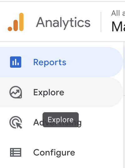 google analytics 4 explore