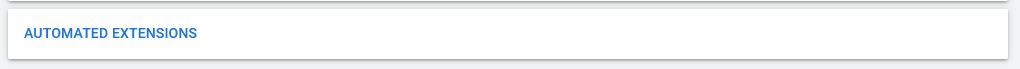 automated extensions section