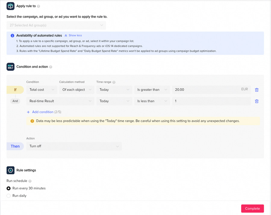 tiktok turn off rules