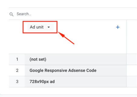 ga4 adsense events data properties ad unit